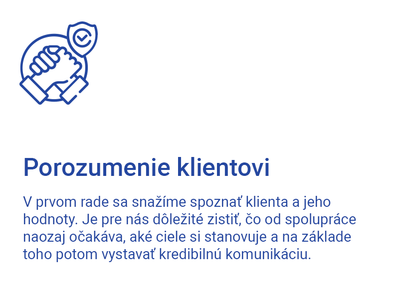 Porozumenie klientovi